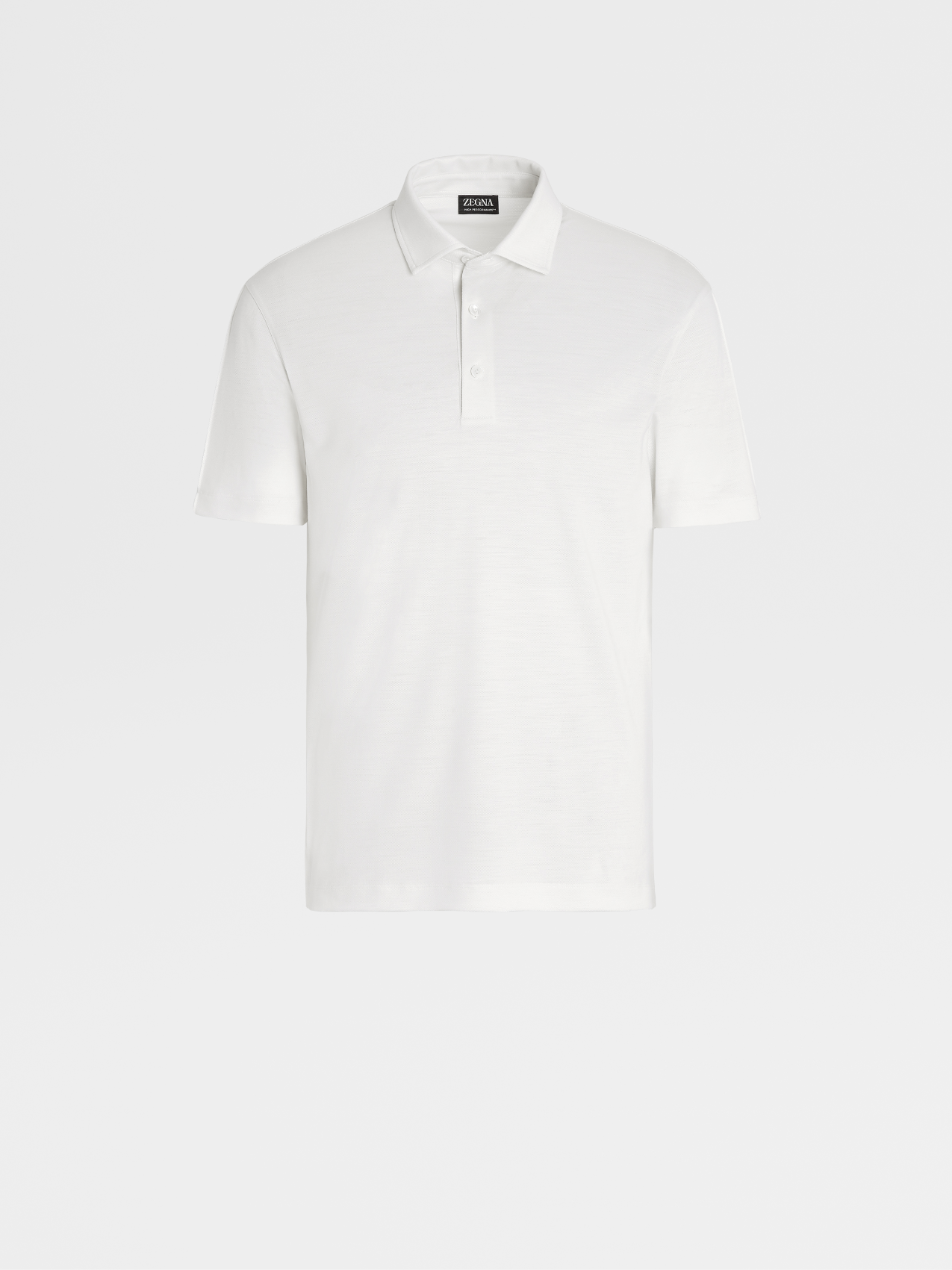 Polo de Manga Corta de Lana High Performance™ Blanco
